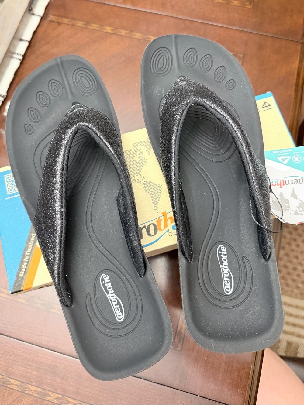 Arch support flip flops